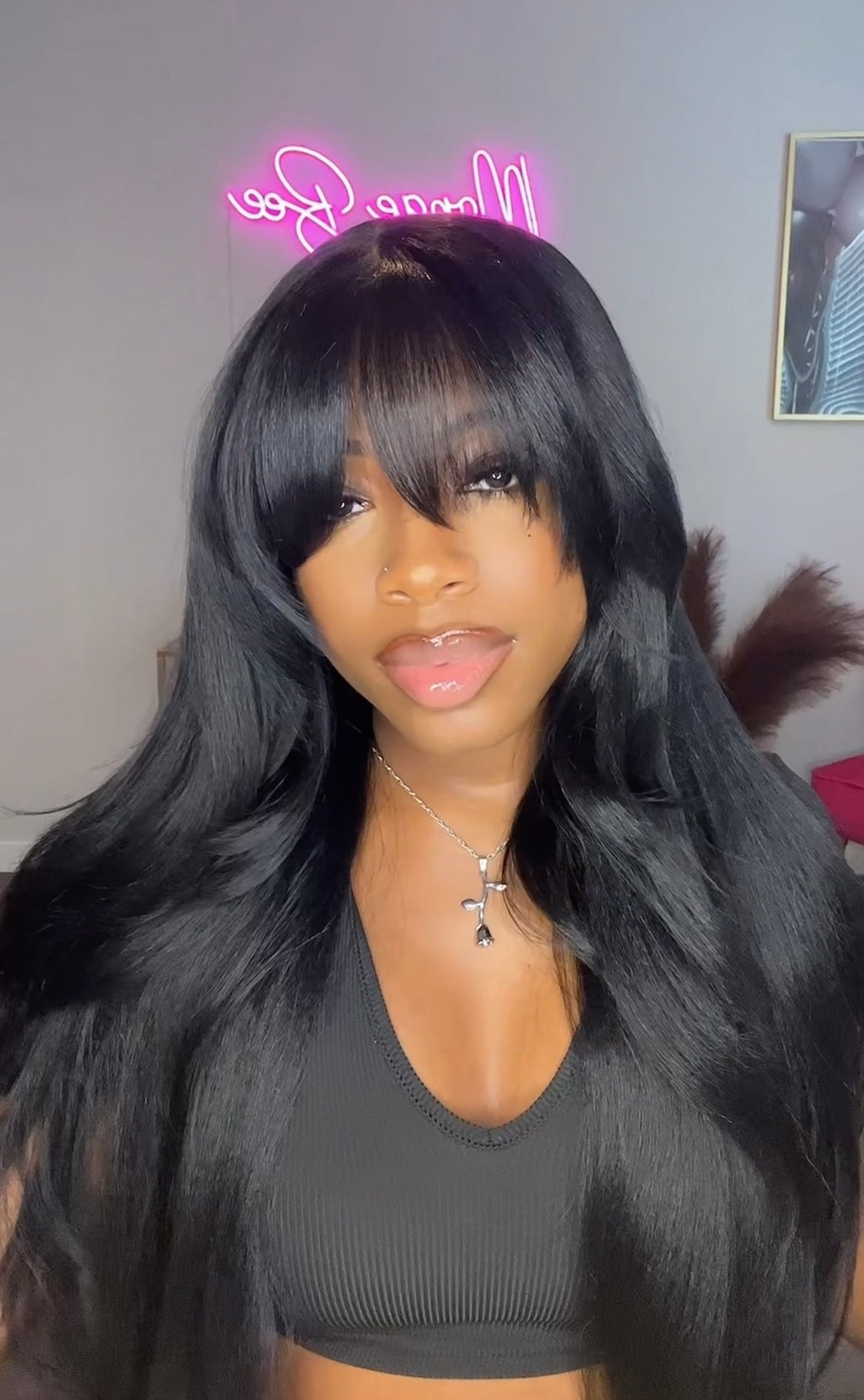 Layered Bangs Wig