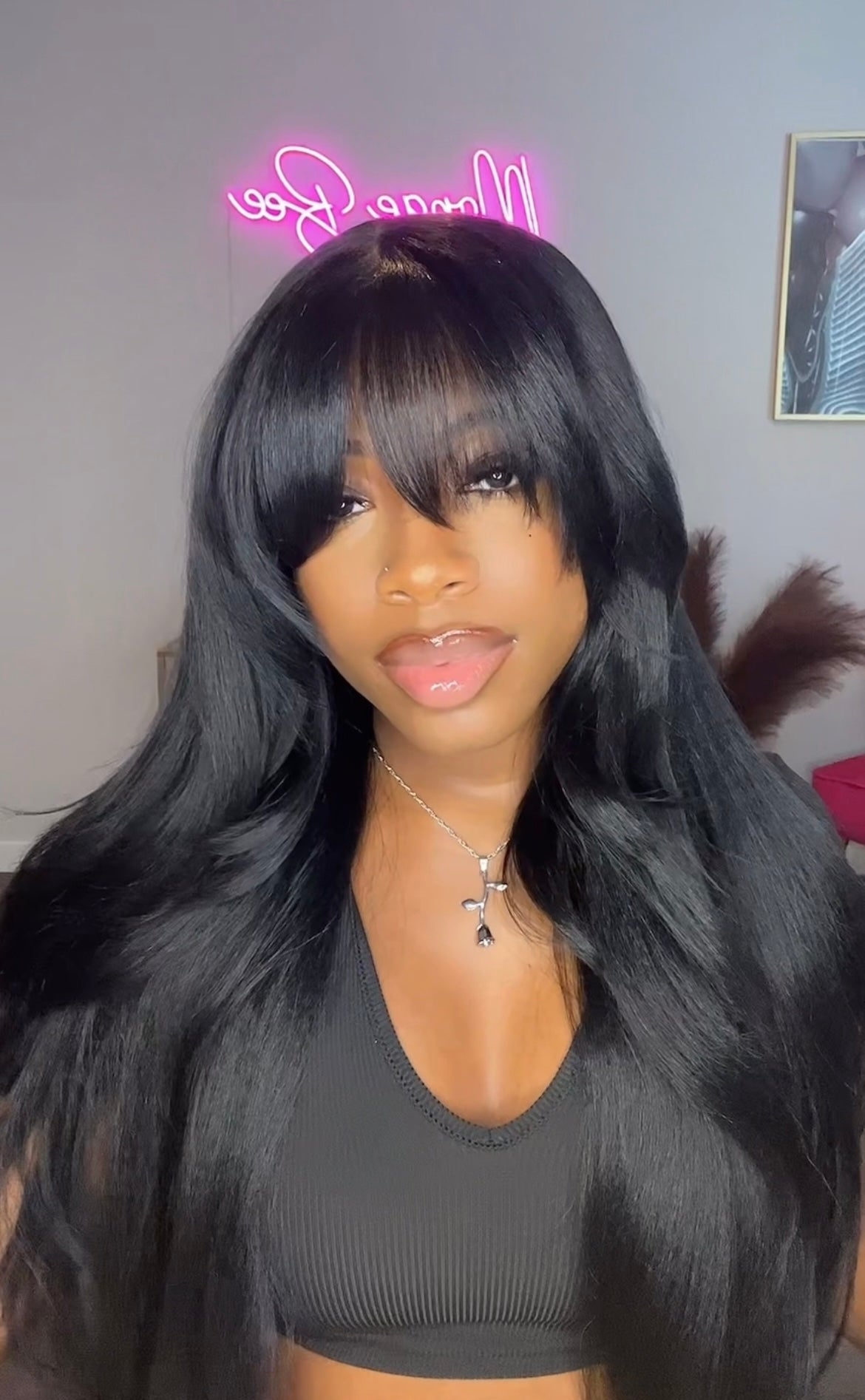 Layered Bangs Wig