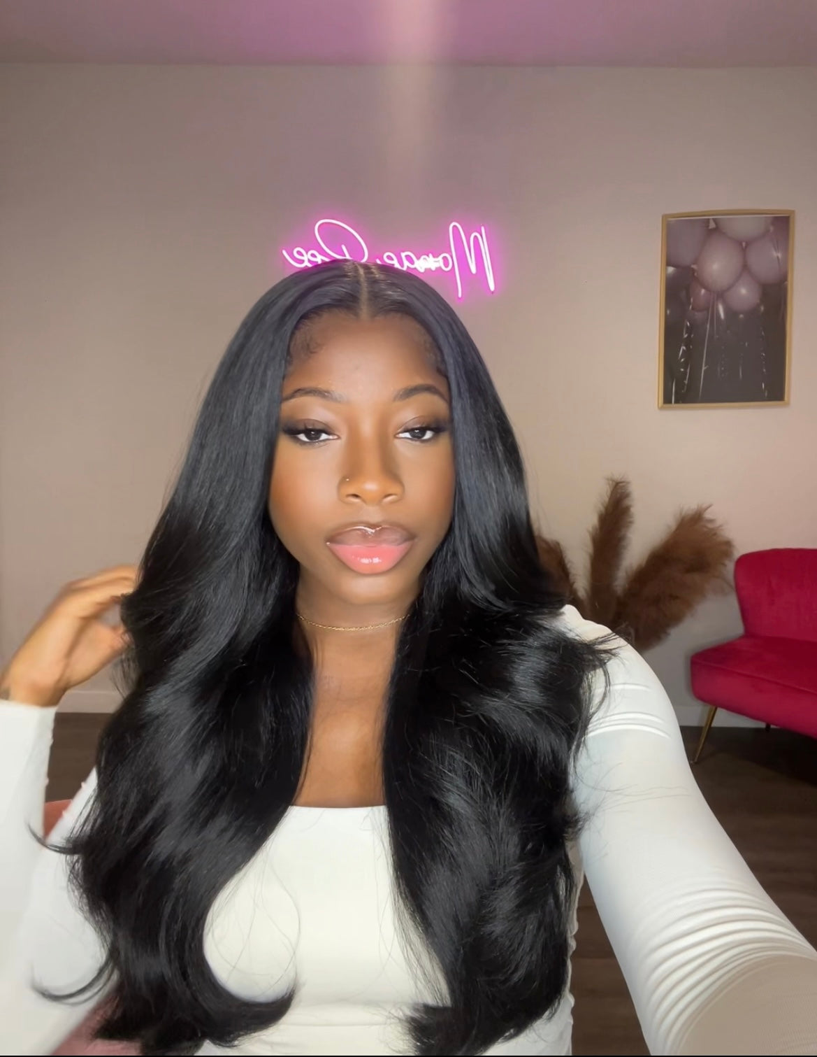 Sleek Layered Wig