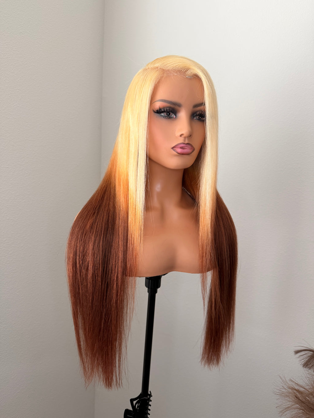 Ombré honey brown