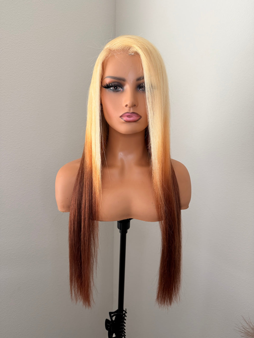 Ombré honey brown