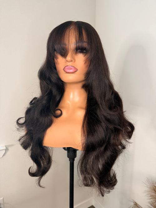 Body wave bangs
