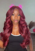 Burgundy Wave