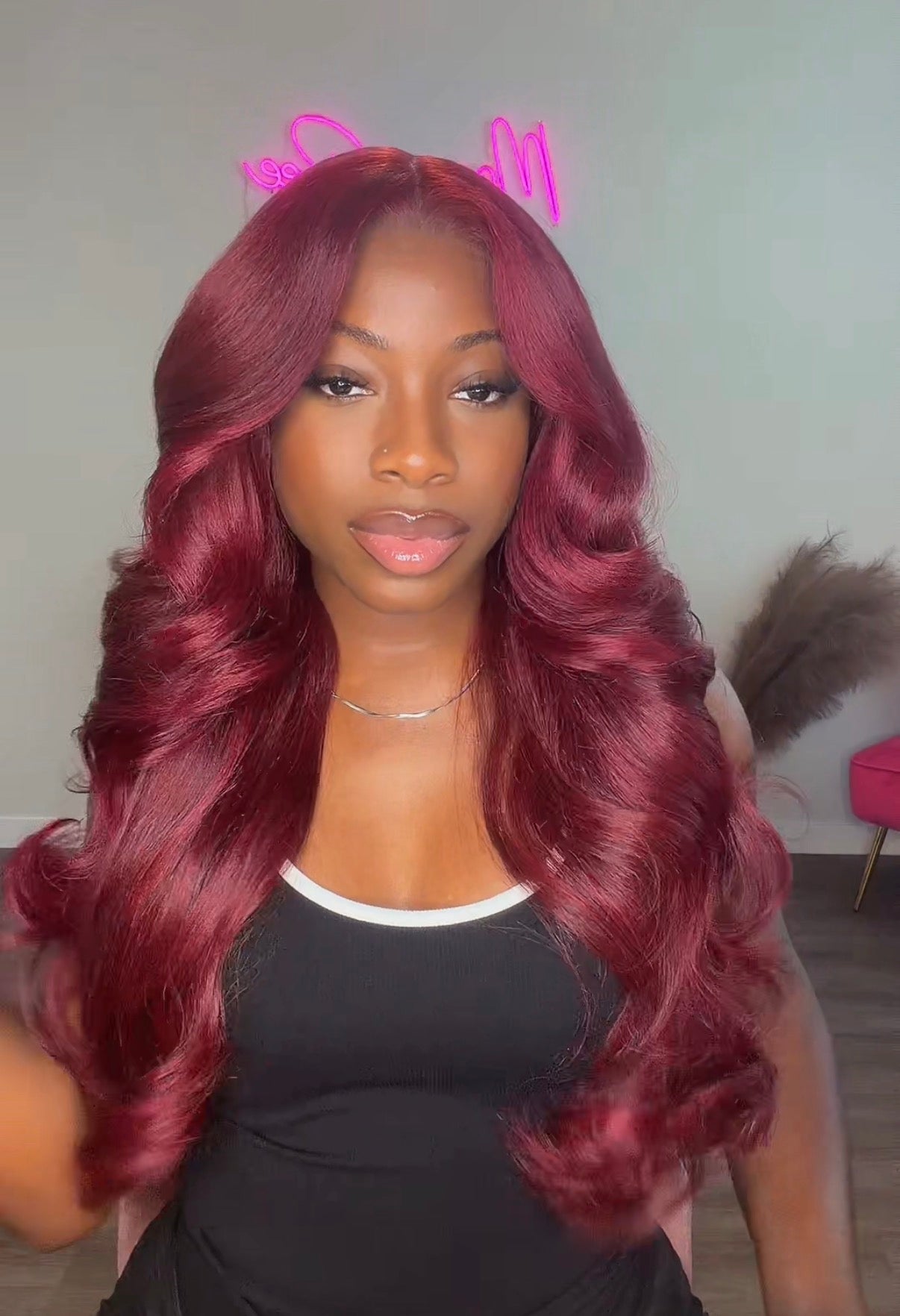Burgundy Wave
