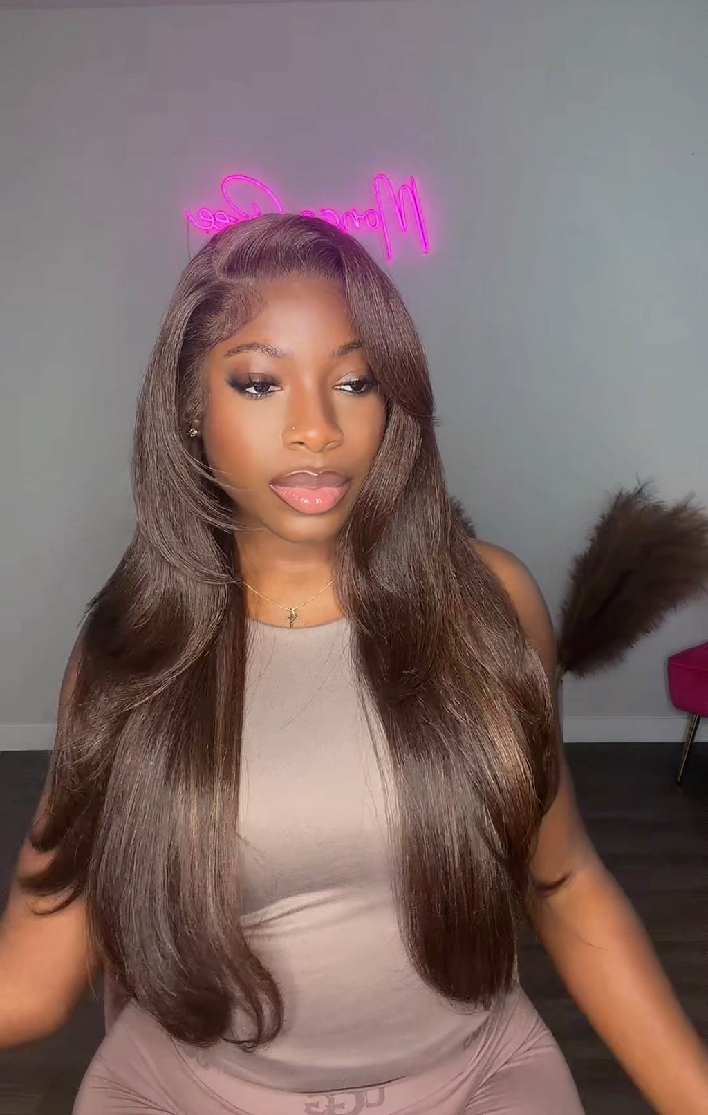 Layered Caramel Brown