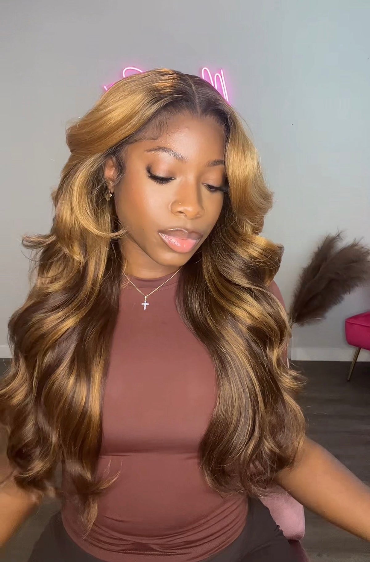 Caramel fudge Wavy